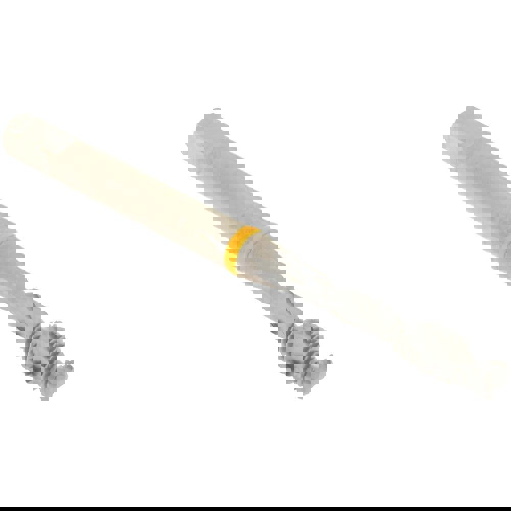 Spiral Flute Tap: #10-32, 2 Flute, Modified Bottoming, 2B Class of Fit, Vanadium High Speed Steel, Bright/Uncoated