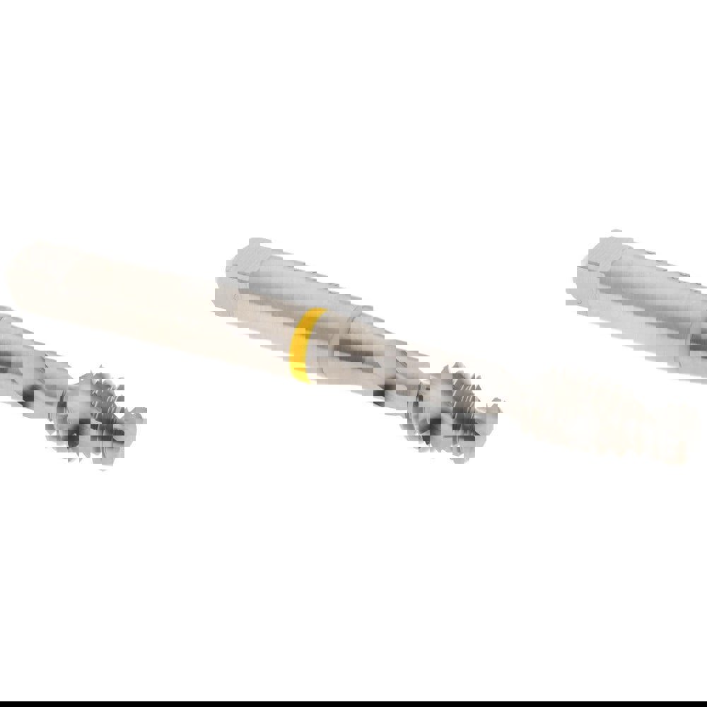 Spiral Flute Tap: 1/4-20, 2 Flutes, Modified Bottoming, 2B Class of Fit, Vanadium High Speed Steel, Bright/Uncoated