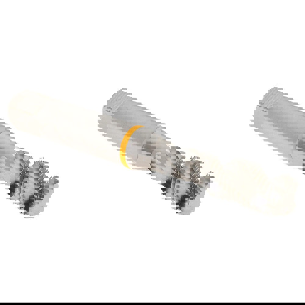 Spiral Flute Tap: 3/8-24, 3 Flutes, Modified Bottoming, 3B Class of Fit, Vanadium High Speed Steel, Bright/Uncoated