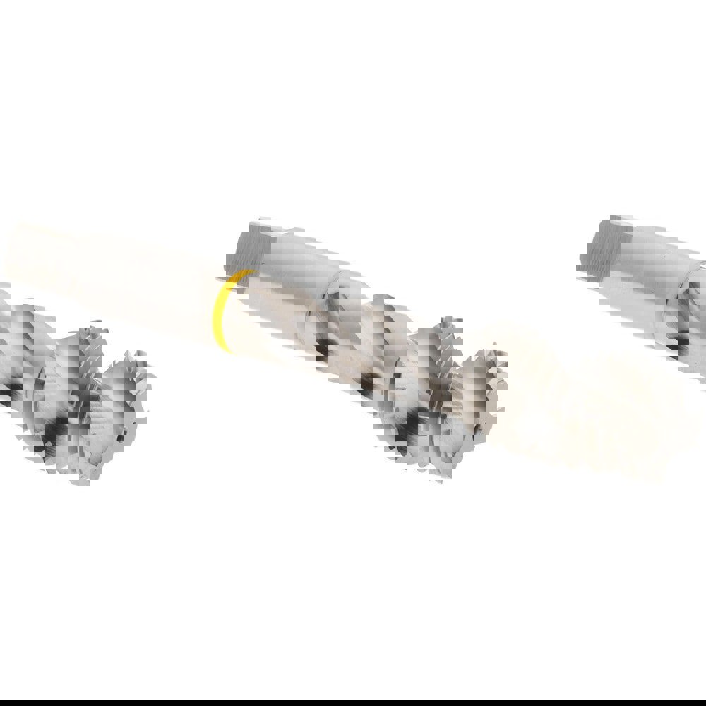 Spiral Flute Tap: 1/2-13, 3 Flutes, Modified Bottoming, 2B Class of Fit, Vanadium High Speed Steel, Bright/Uncoated