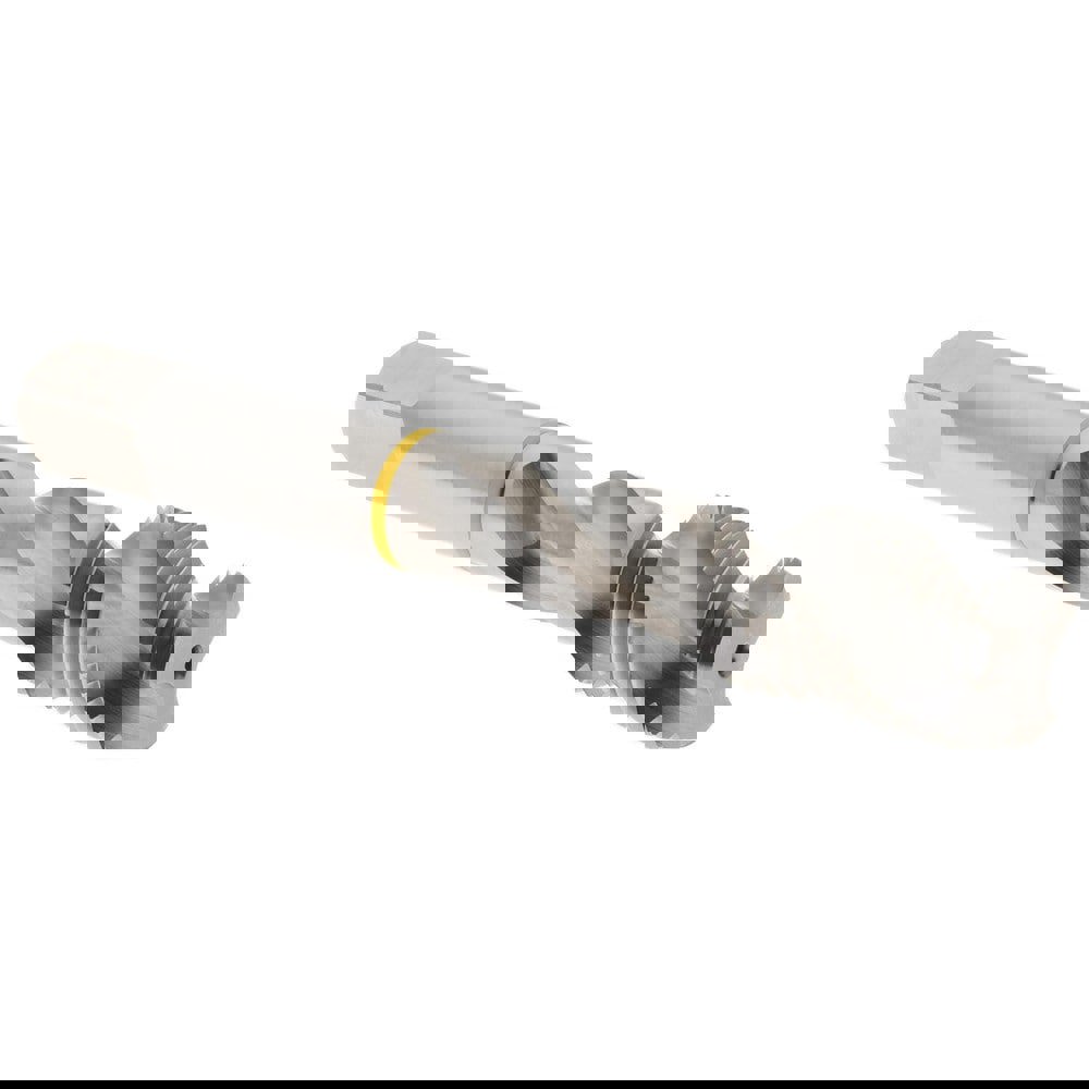 Spiral Flute Tap: 9/16-18, 3 Flutes, Modified Bottoming, 2B Class of Fit, Vanadium High Speed Steel, Bright/Uncoated