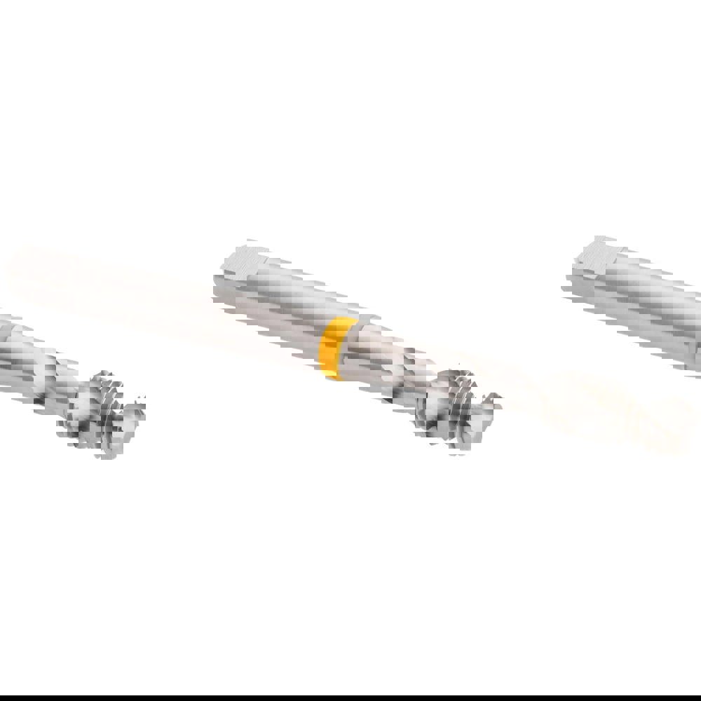 Spiral Flute Tap: M5 x 0.80, 2 Flute, Modified Bottoming, 6H Class of Fit, Vanadium High Speed Steel, Bright/Uncoated