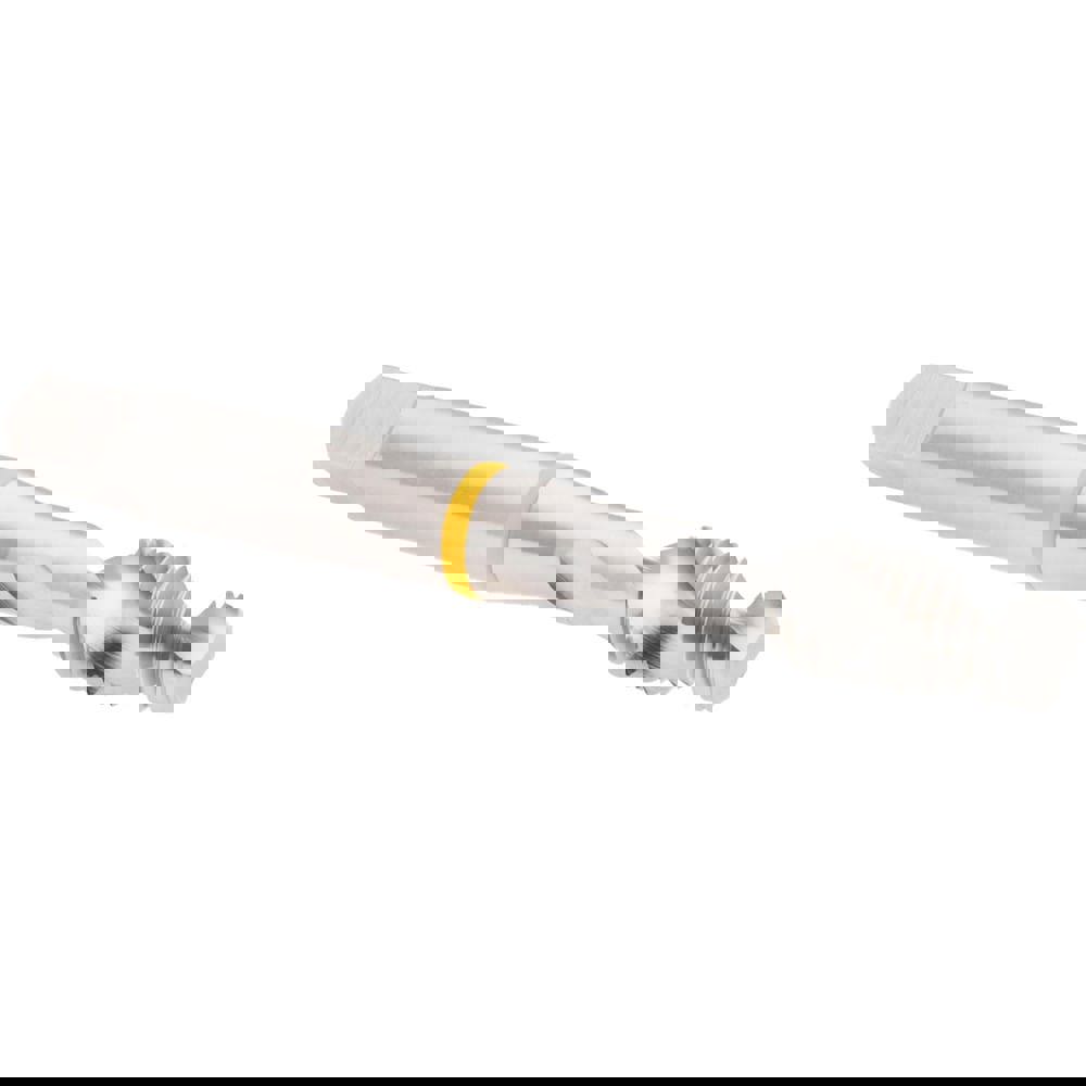 Spiral Flute Tap: M8 x 1.25, 2 Flute, Modified Bottoming, Vanadium High Speed Steel, Bright/Uncoated