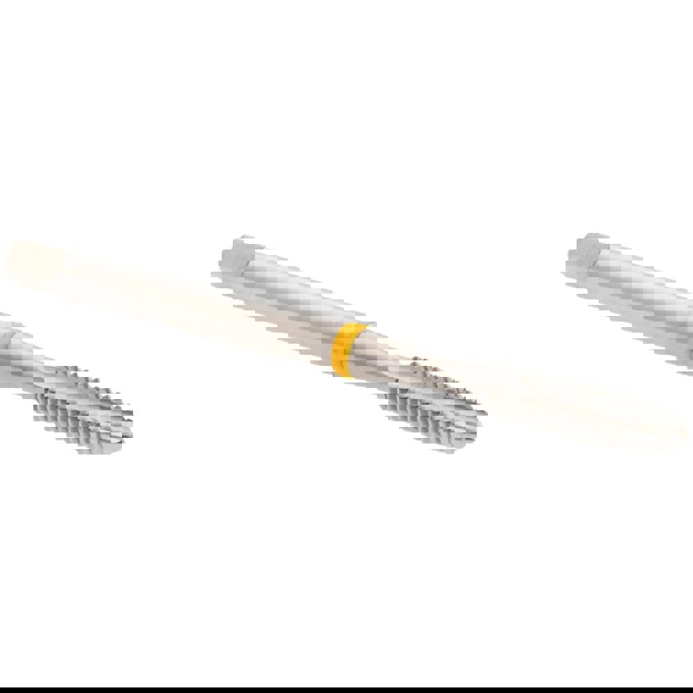 Spiral Point Tap: #6-32, 2 Flutes, Plug, 2B, Vanadium High Speed Steel, Bright Finish