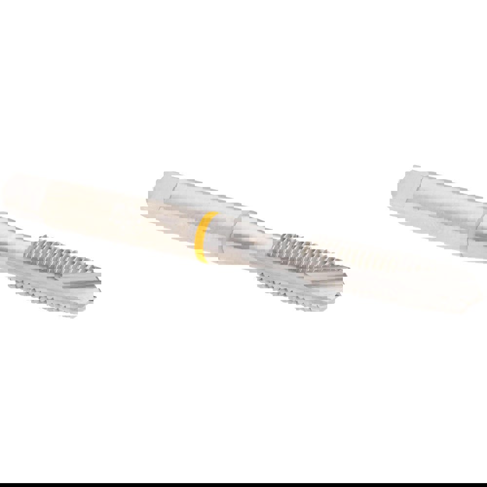 Spiral Point Tap: 1/4-28, 2 Flutes, Plug, Vanadium High Speed Steel, Bright Finish