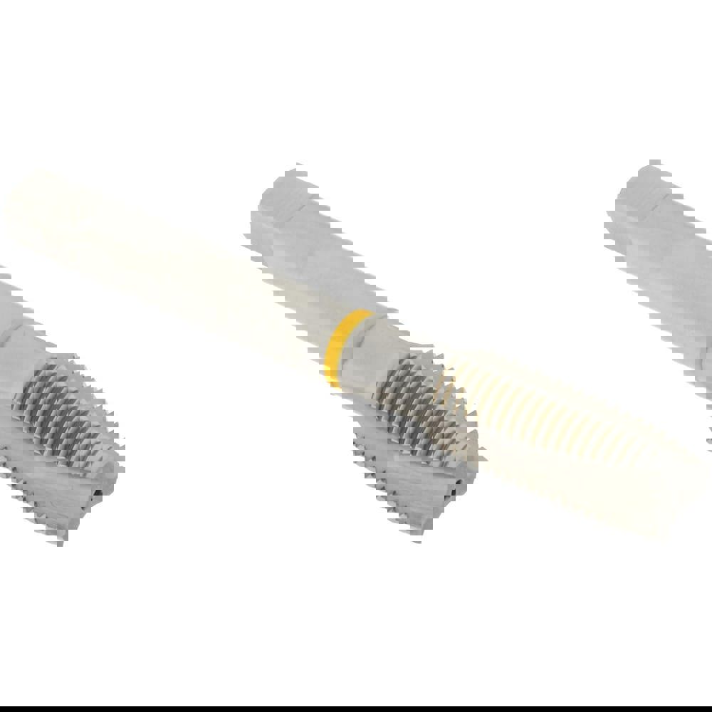 Spiral Point Tap: 7/16-20, 3 Flutes, Plug, Vanadium High Speed Steel, Bright Finish