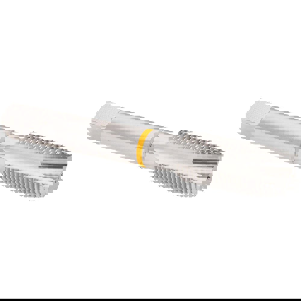 Spiral Point Tap: 9/16-18, 3 Flutes, Plug, 2B, Vanadium High Speed Steel, Bright Finish