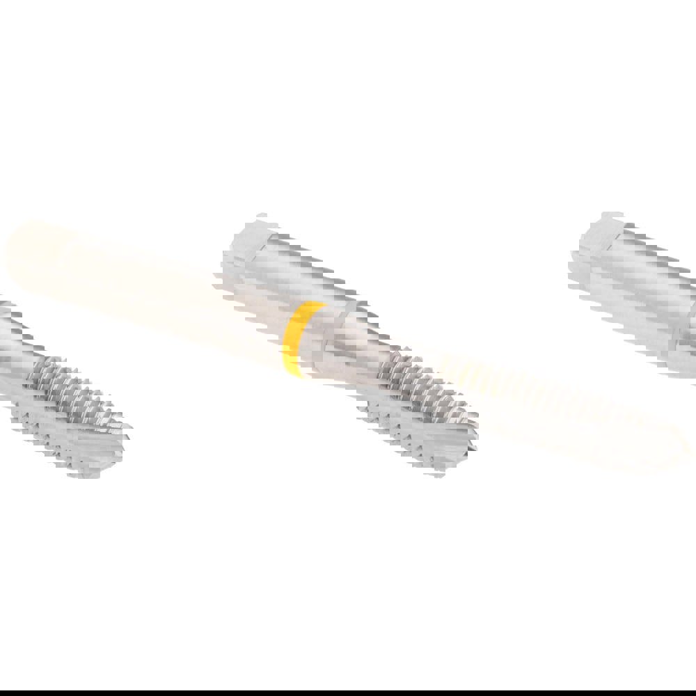 Spiral Point Tap: M6 x 1, 3 Flutes, Plug, Vanadium High Speed Steel, Bright Finish