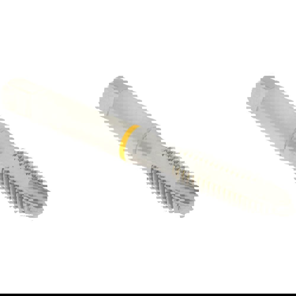 Spiral Point Tap: M8 x 1.25, 3 Flutes, Plug, Vanadium High Speed Steel, Bright Finish