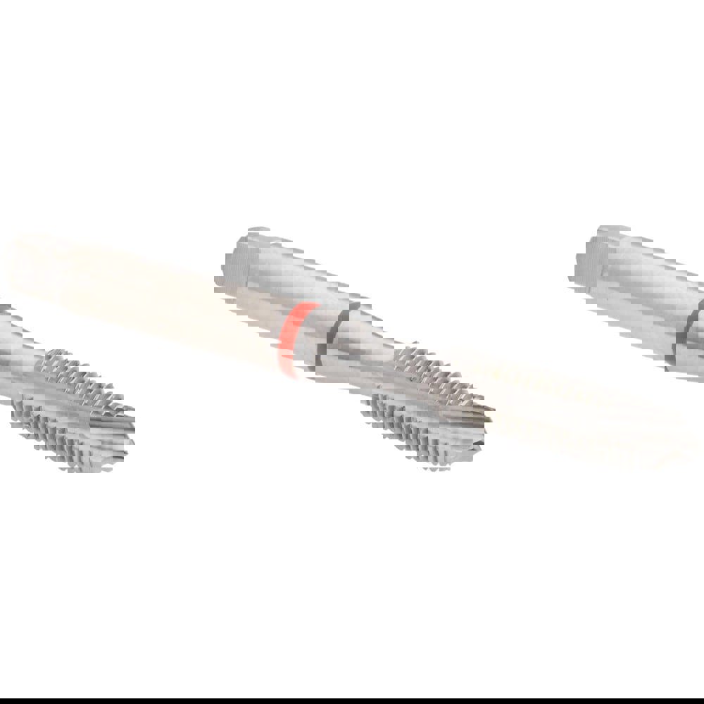 Spiral Point Tap: 1/4-28, 3 Flutes, Plug, 3B, Vanadium High Speed Steel, Bright Finish