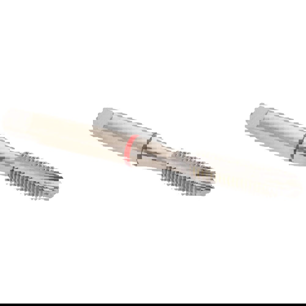 Spiral Point Tap: 1/4-28, 3 Flutes, Plug, Vanadium High Speed Steel, Bright Finish