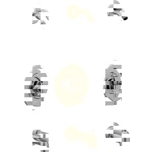 One Handle Single Function Bathtub & Shower Faucet in Brushed Nickel (Trim Only)