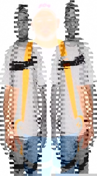 Fall Protection Harnesses: 400 Lb, Construction Style, Size Universal, Polyester