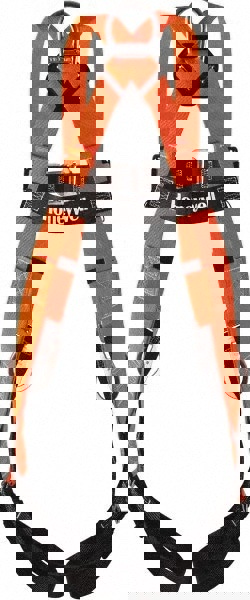 Fall Protection Harnesses: 400 Lb, Front, Back and Side D-Rings Style, Size Universal