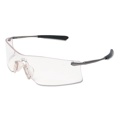 Safety Glasses: Anti-Fog, Polycarbonate, Clear Lenses, Frameless
