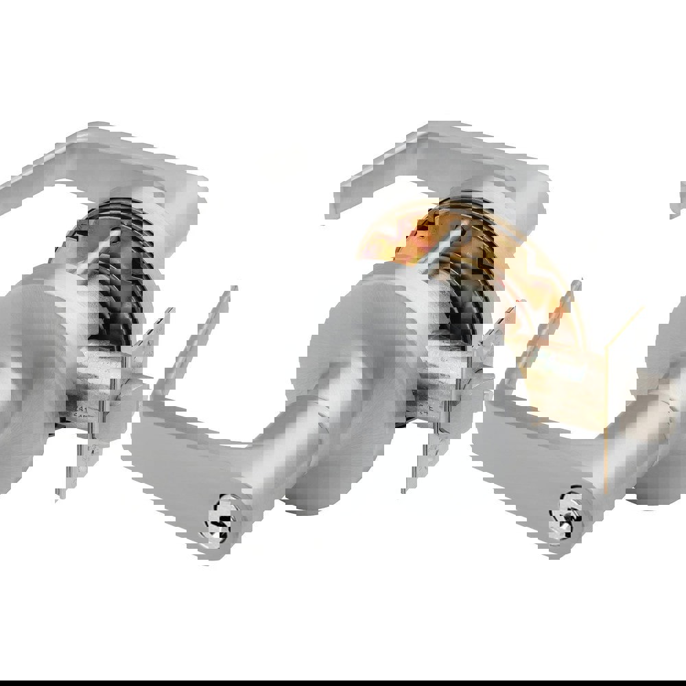 Lever Locksets; Lockset Type: Entrance ; Key Type: Keyed Different ; Back Set: 2-3/4 (Inch); Cylinder Type: Key in Lever Cylinder ; Material: Metal ; Door Thickness: 1-3/4 to 2-1/4