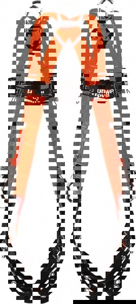 Fall Protection Harnesses: 400 Lb, Back and Side D-Rings Style, Size Universal