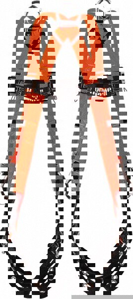 Fall Protection Harnesses: 400 Lb, Back and Side D-Rings Style, Size 2X-Large