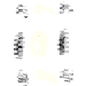 Single Handle Bathtub & Shower Faucet in Brushed Nickel (Trim Only)