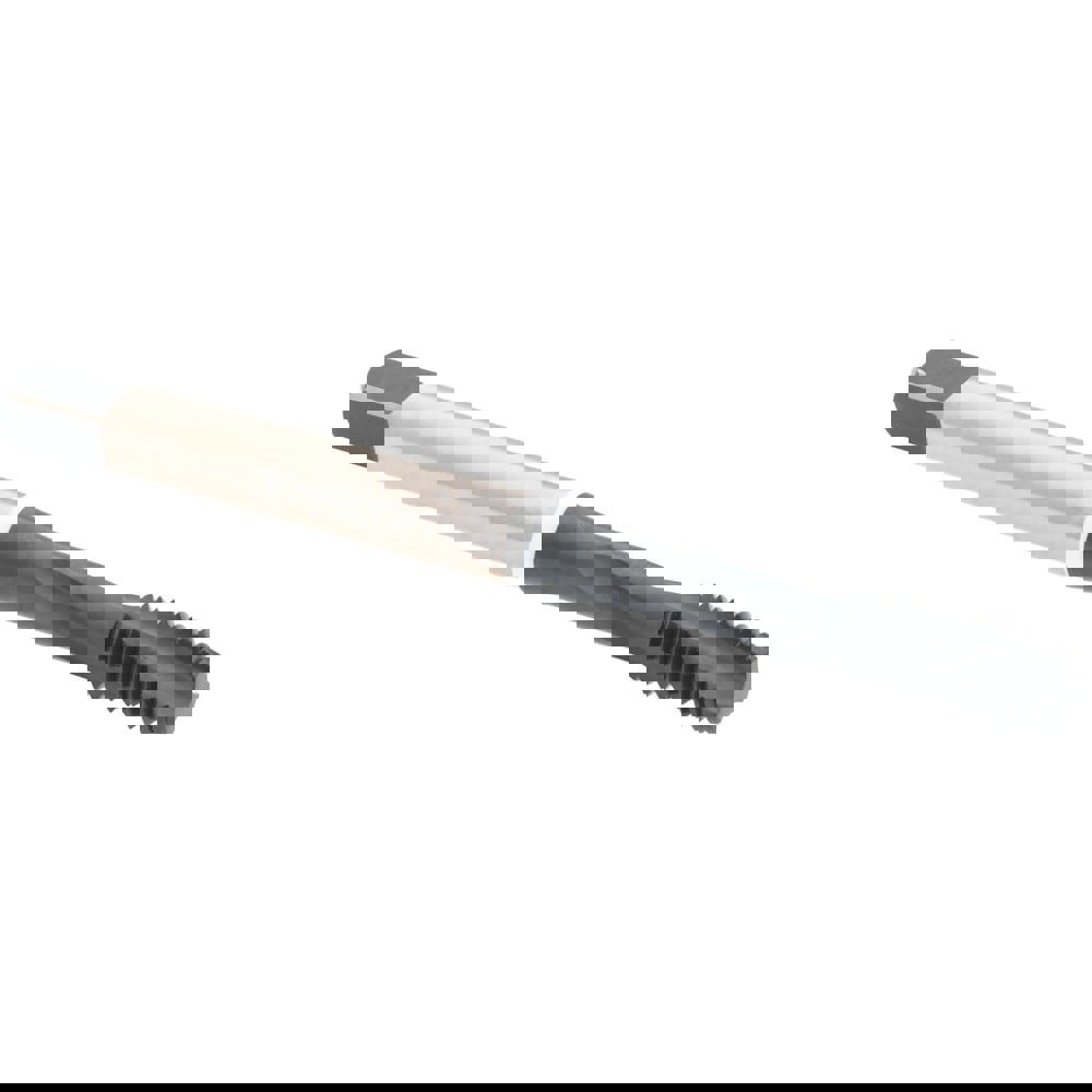 Spiral Flute Tap: M5 x 0.80, 3 Flute, Modified Bottoming, 6H Class of Fit, Vanadium High Speed Steel, Nitride Finish