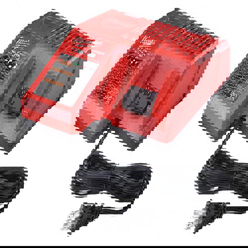 Power Tool Chargers; Voltage: 18V ; Power Source: AC ; For Use With: M12 and M18 Batteries ; Batteries Included: No ; Battery Chemistry: Lithium-ion ; Number of Battery Ports: 1