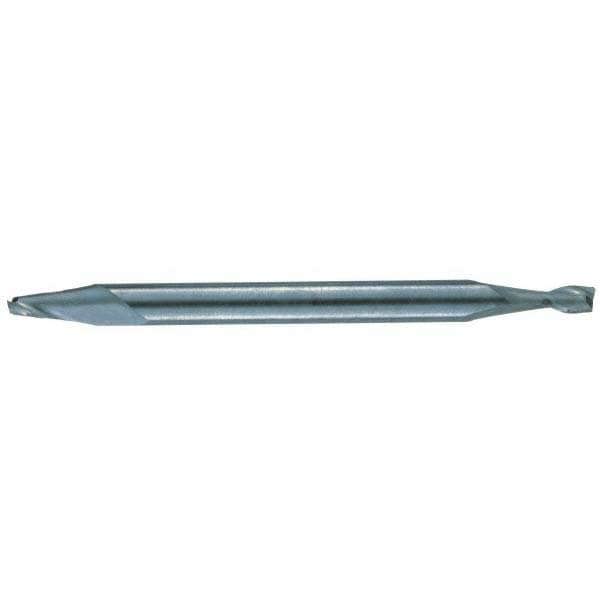 Square End Mill: 3/16'' Dia, 1/2'' LOC, 3/16'' Shank Dia, 2'' OAL, 2 Flutes, Solid Carbide