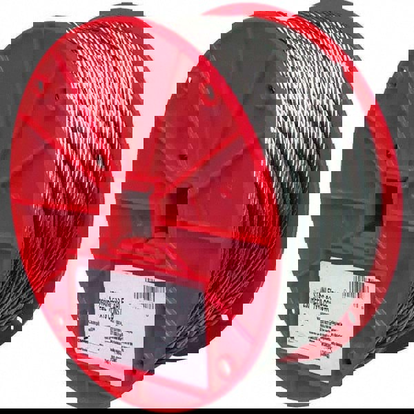 Wire Rope & Cable; Product Type: Cable ; Material: Stainless Steel ; Breaking Strength (Lb.): 184 ; Bare Diameter (Fractional Inch): 3/32 ; Length Ft.: 250.00 ; Diameter (Inch, Fraction): 3/32