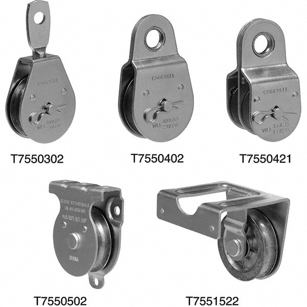 Blocks & Pulleys; Rope Type: Fibrous ; Finish: Zinc ; UNSPSC Code: 24101613