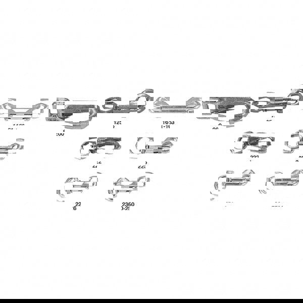 Swiveling & Round Eye Bolt Snap: 100 lb Load Capacity