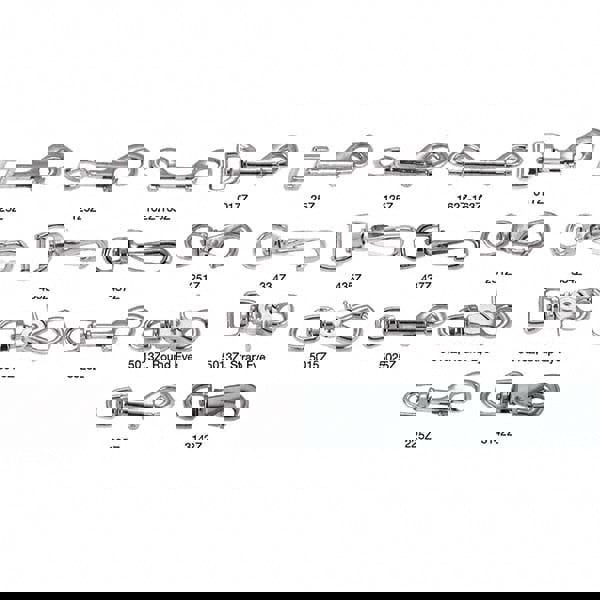 Swivel Round Eye Spring Snap: 20 lb Load Capacity