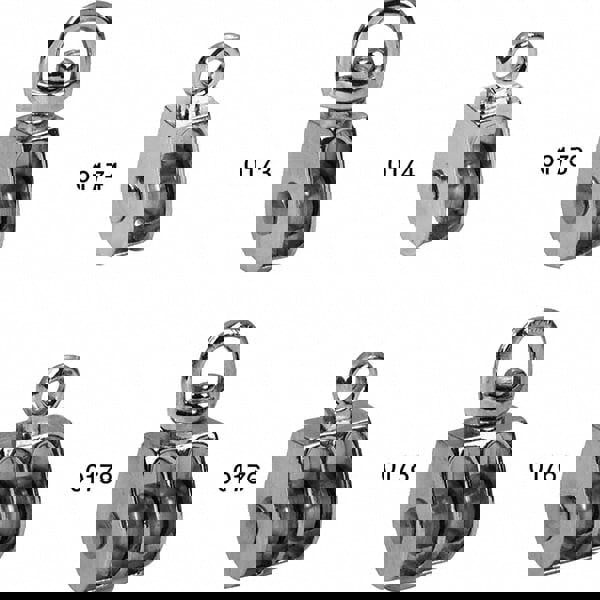 Blocks & Pulleys; Rope Type: Fibrous ; Finish: Nickel ; UNSPSC Code: 24101613