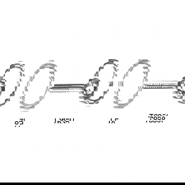 Welding Rings; Work Load Limit: 200lb ; Inside Length: 1.50in ; Finish: Nickel ; Overall Thickness: 0.24in ; UNSPSC Code: 31162419