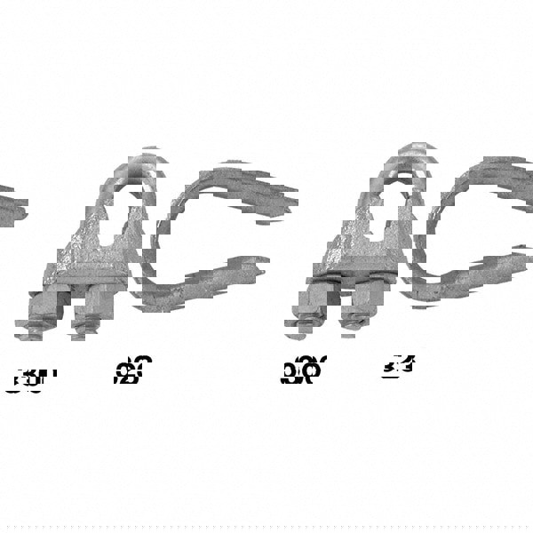 Wire Rope Clip, Thimble Clip & Thimble: 1/8