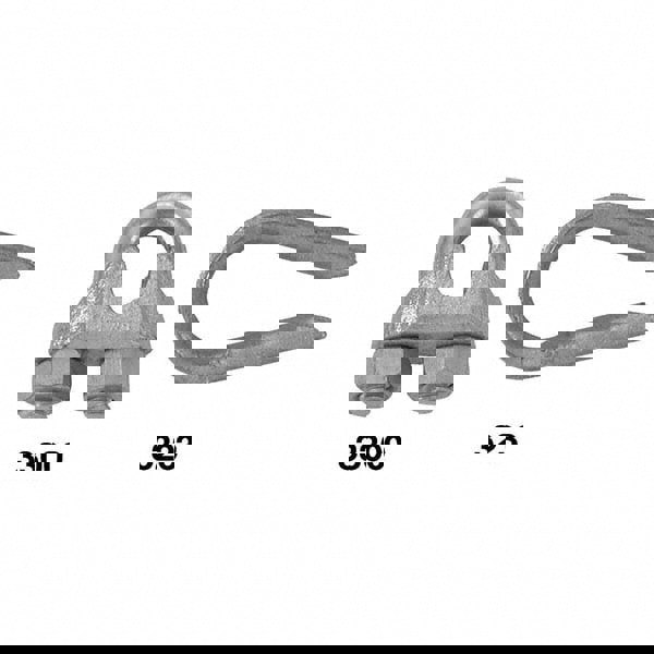 Wire Rope Thimble Clip: 3/16