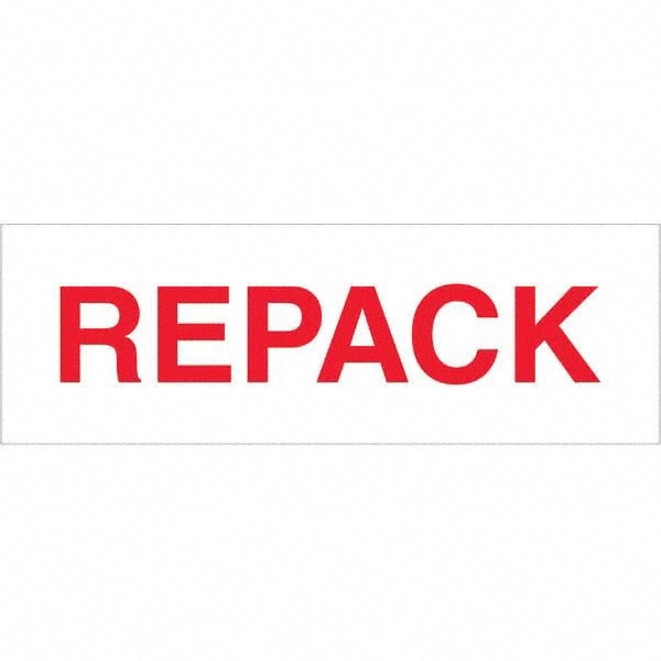 Shipping & DOT Labels; Message Type: Shipping Label ; Legend: Repack ; Length (Yards): 110.000 ; Width (Inch): 2