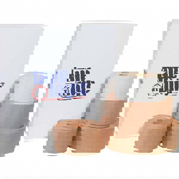 Packing Tape: 375' Long, White, Water-Activated Adhesive