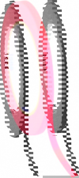 Masking Tape: 60 yd Long, 4.9 mil Thick, Red