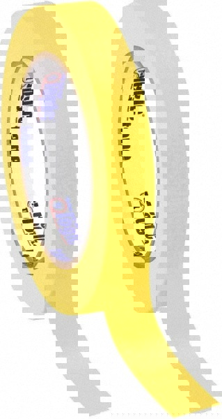 Masking Tape: 60 yd Long, 4.9 mil Thick, Yellow