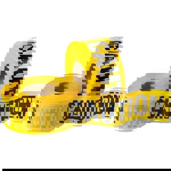 Barricade & Flagging Tape; Tape Type: Barricade ; Legend: CAUTION ; Material: Vinyl ; Thickness (mil): 3 ; Overall Length: 1000.00ft ; Roll Length (Feet): 1000