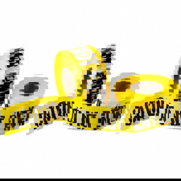 Barricade & Flagging Tape; Tape Type: Barricade ; Legend: Do Not Enter ; Material: Vinyl ; Thickness (mil): 3 ; Overall Length: 1000.00ft ; Roll Length (Feet): 1000