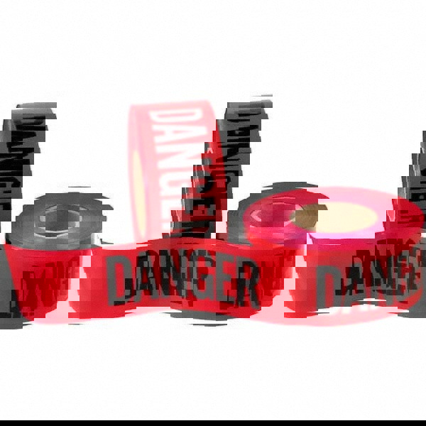 Barricade & Flagging Tape; Tape Type: Barricade ; Legend: Danger ; Material: Polyethylene ; Thickness (mil): 3 ; Overall Length: 1000.00ft ; Roll Length (Feet): 1000