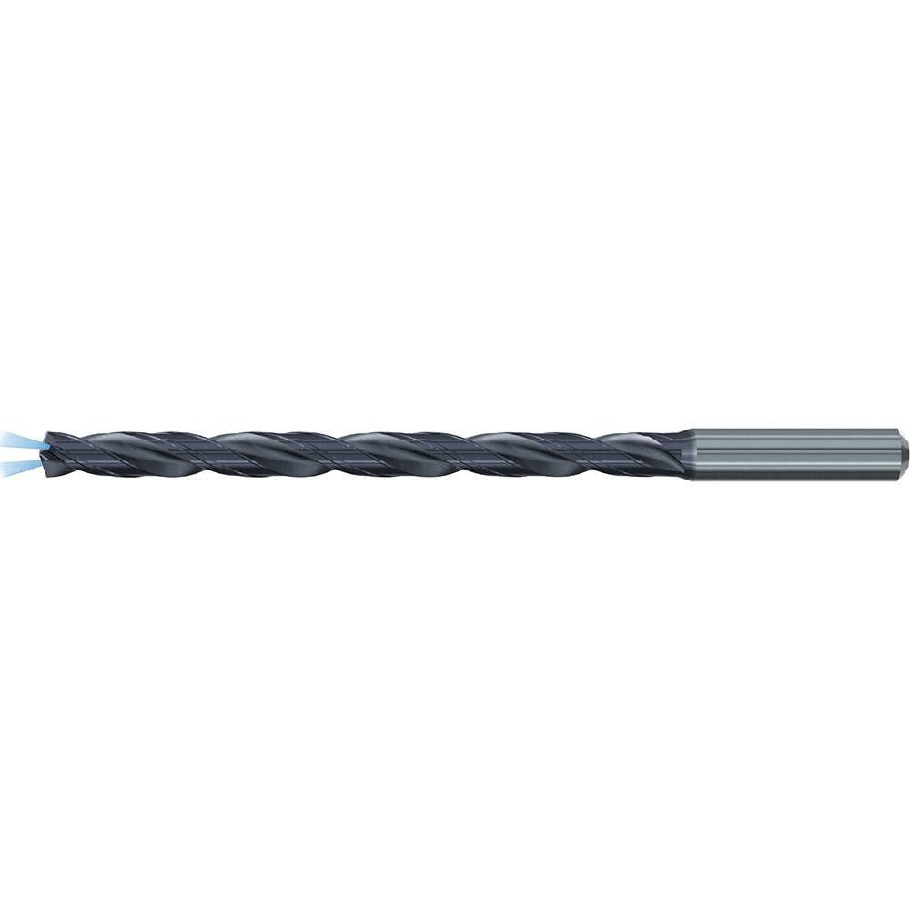 Extra Length Drill Bits; Drill Bit Size (mm): 5.20 ; Overall Length (mm): 116.0000 ; Tool Material: Solid Carbide ; Coating/Finish: TiAlN ; Coolant Through: Yes ; Flute Type: Spiral