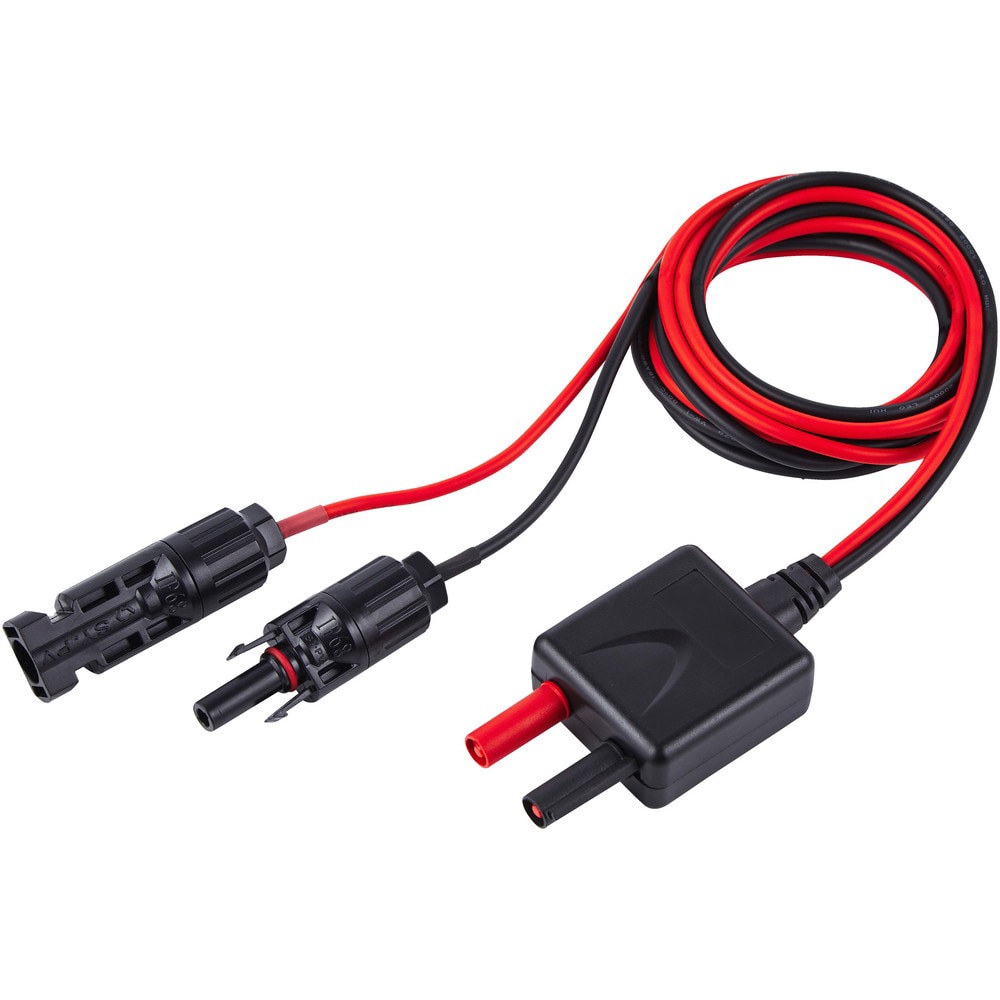 Electrical Test Equipment Accessories; Accessory Type: Solar Photovoltaic Test Lead ; For Use With: CM276 ; Color: Black; Red ; Includes: Solar Photovoltaic Test Leads ; UNSPSC Code: 41113600