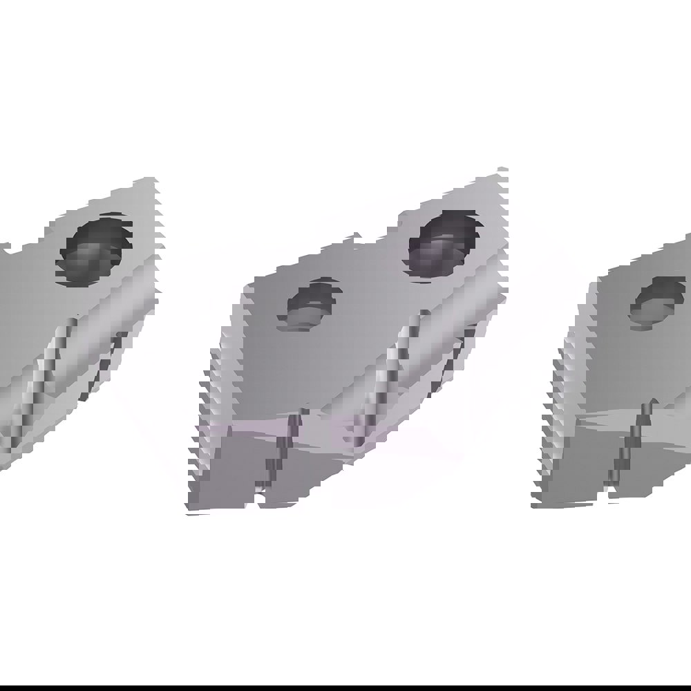 Spade Drill Insert: 15.00 mm Dia, Seat Size 0, Carbide, 132 deg Point