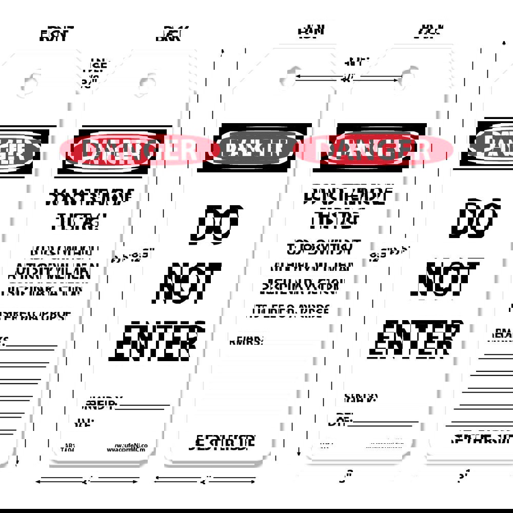 Safety & Facility Tags; Message Type: Ac