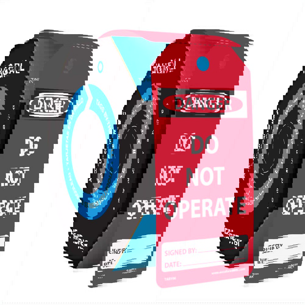 Accident Prevention Tag: Rectangle, 6-1/4