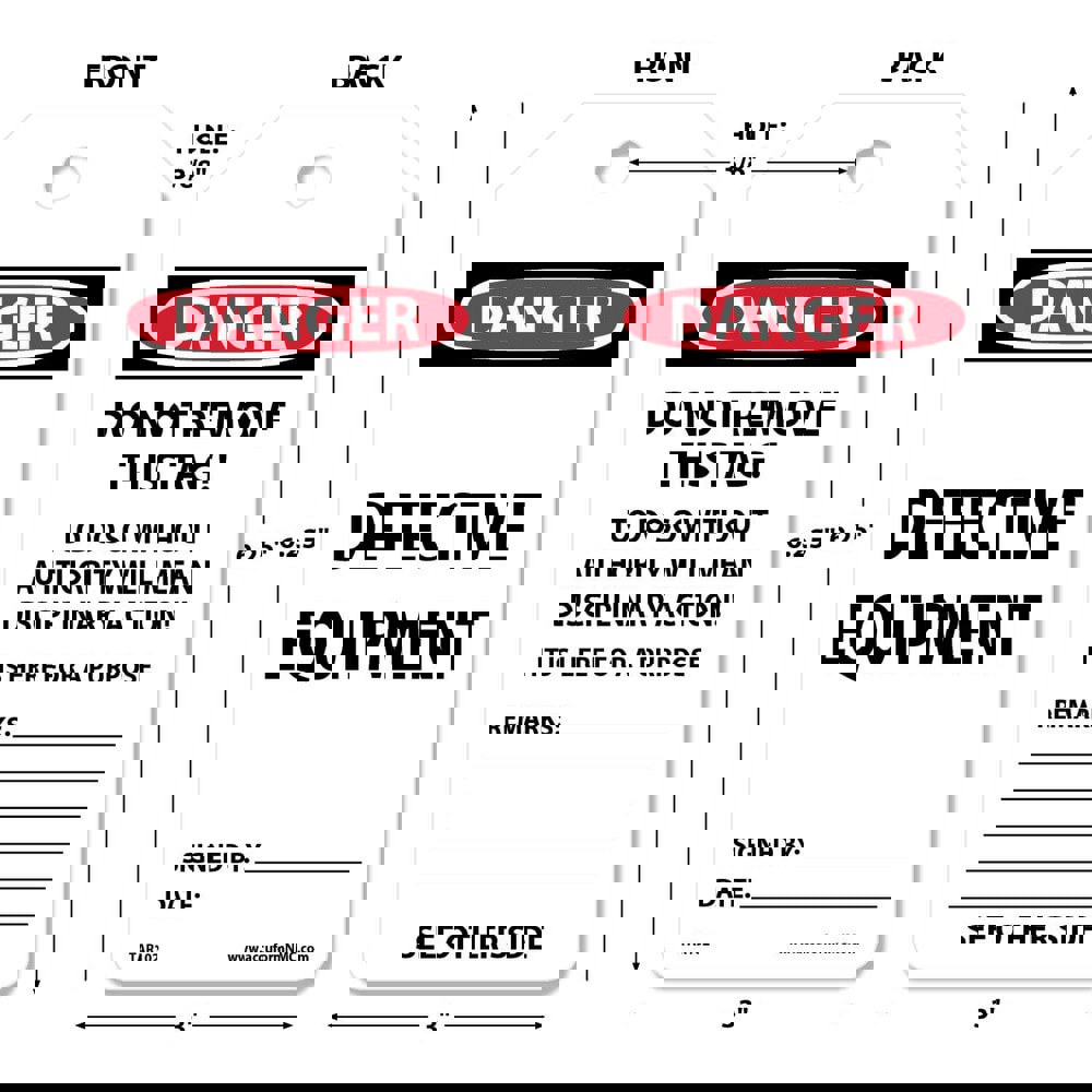 Safety & Facility Tags; Message Type: Ac