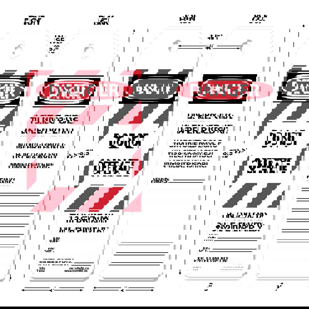 Safety & Facility Tags; Message Type: Lo