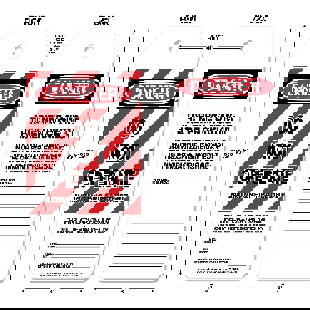 Safety & Facility Tags; Message Type: Lo