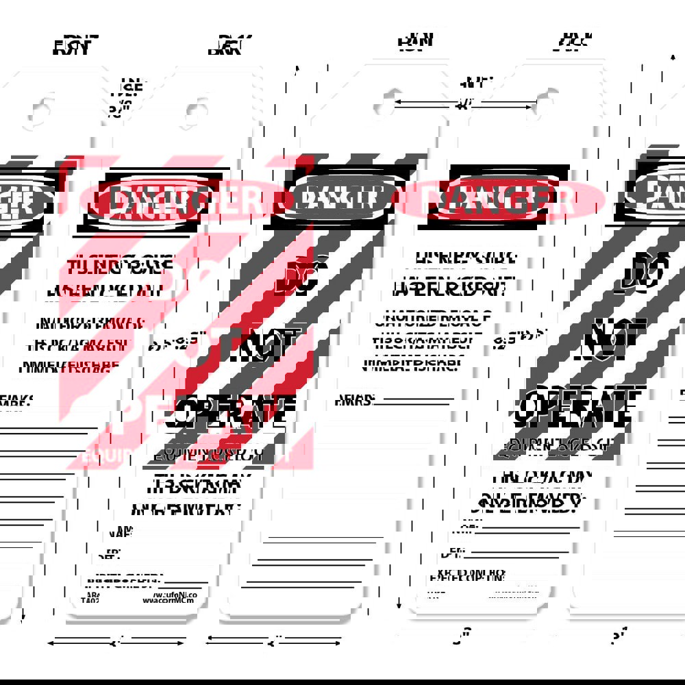 Safety & Facility Tags; Message Type: Lo